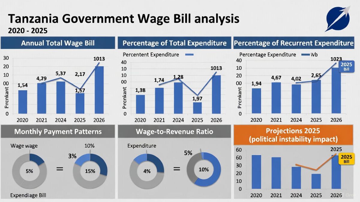 Tanzania Government Wage Bill Analysis Shows 60% Growth and Efficiency  Improvements from 2020–2025 Offset by a Rising Revenue Burden and Critical  Thresholds Ahead in 2026 - TICGL | Tanzania Investment and Consultant Group  Ltd