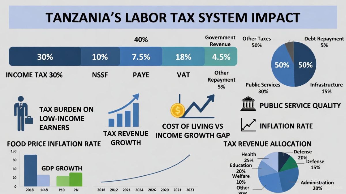 Is Tanzania’s Labour Tax System Pushing Workers Below the Cost of Living